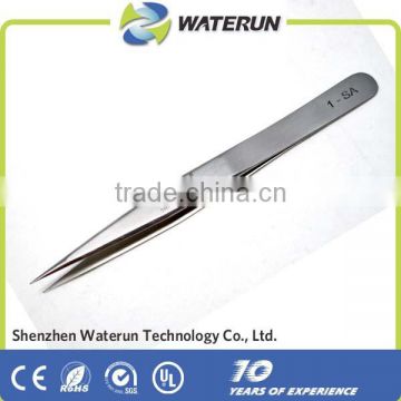 120mm length tweezers with sharp straight/curved point tweezers,vetus tweezers