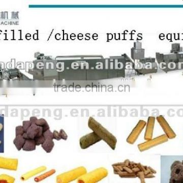 extruder machine for Corn and rice Pops sticks, Straight Sticks Form Core-filling Corn Puffed Snacks Extruder