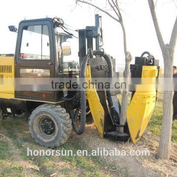 crawler hydraulic tree spade with CE