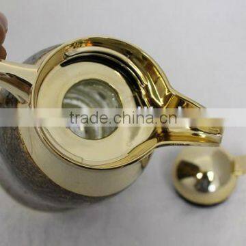 Golden Arabic Metal Printing Tea Pot Set for Dubai photo-4