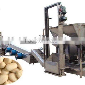 Blanched peanut processing line