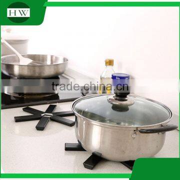 Multipurpose Plastic Foldable Storage Bin Non-slip Bowl Pot Drink Heat Insulation Pad Table Cup Coasters Mat Placemat Coaster photo-3