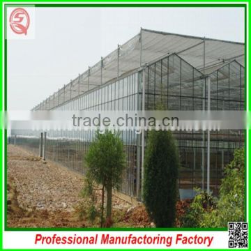 China cheapest Hot-dip galvanized steel structure greenhouses with hydroponic grow systems