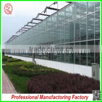 Cheapest price PC board agricultural greenhouses with hydroponic system