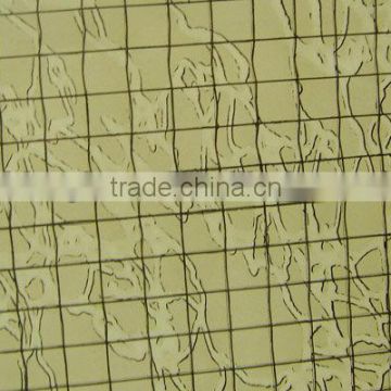 3-5.5mm Map Wired Patterned Glass with CE and ISO9001