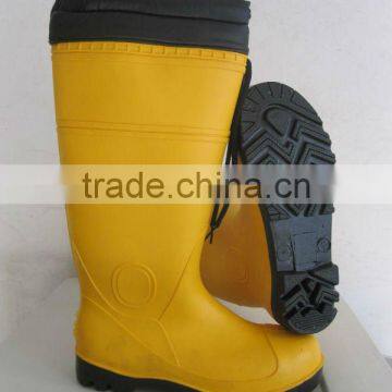 China new fashion engineering working anti vibration winter work boots with EN ISO 20345