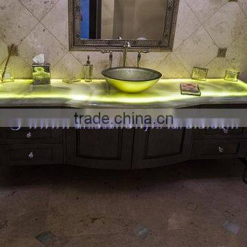 Top Quality BACKLIT ONYX BATHROOM VANITYTOPS & SINKS photo-5