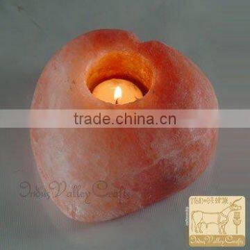 Crystal Candle Holder,Decorative Salt Tealight Holder,Himalayan Rock Tealight Holder