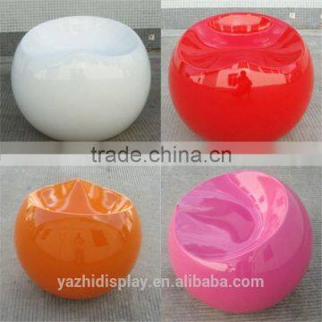Wholesale Modern Ball Fiberglass Stool Chair Price photo-3