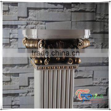 Wedding Decoration Square Pillar Design Column Church Flower Stand With Pots photo-4