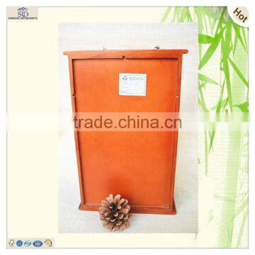 Popular Red Colored Door Cabinet Shaped Wine Box photo-4