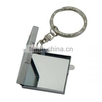 Hot Sublimation Key Chain Mirror with printing