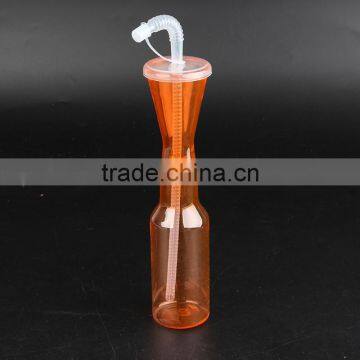 450ml Plastic Beach Cup With Straw