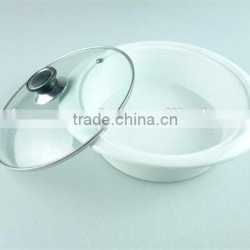 Stock Ceramic Soup Tureen With Glass Lid/cover With Cheap Price photo-5