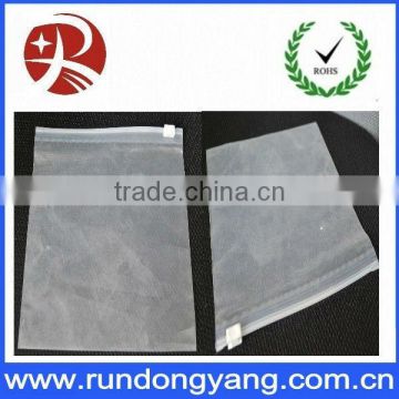 Clear wide usage plastic zipper bag for sale