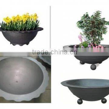 Barcelona style flower pot / ductile iron street furniture flower pot / flower pot factory