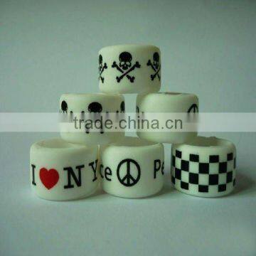 Lovely silicone finger ring