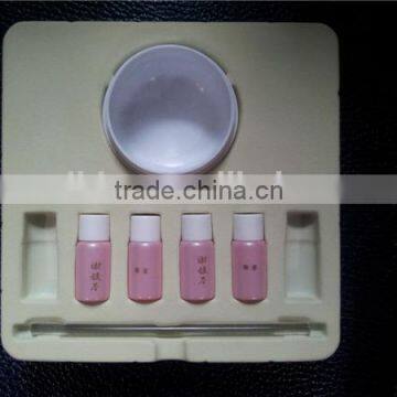 eco-friendly disposable plastic PP/PVC/PS cosmetic packaging tray