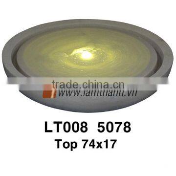 Wholesale Vietnam Polly Water Fountain In Vase Shape With Led Candle