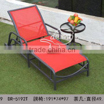 Hot sale 2015 European style aluminum schaise lounge