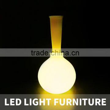 Indoor and Outdoor Plastic LED Glowing Decorative Flower Vase Light photo-2