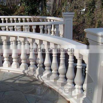 2015 hot sale indoor limestone balustrade