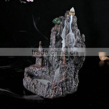 The Water Curtain Cave Backflow Burner Creative Resin Incense Burner photo-2