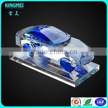3d Laser Crystal Craft Model Car & Clear Blue Crystal Craft Model Car photo-2