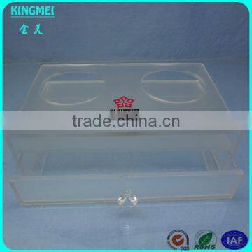 White Acrylic Drawer Box of Hotel Toiletries Organizer photo-2