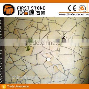 Beige Sandstone Crazy Wall Panel