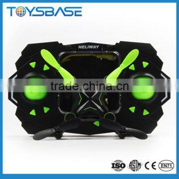 Selfie Dron LED Light 6 Axle Gyro Headless Quadcopter Pocket Foldable RC Aircraft Model Mini Dron photo-4