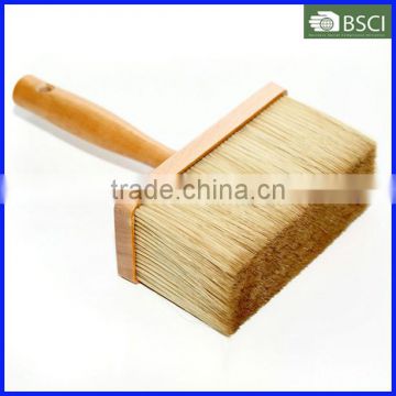 732A White Bristle Ceiling Brush with Wooden Handle