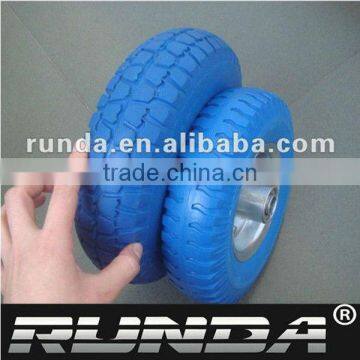 PU foamed wheel 8''x2.50-4