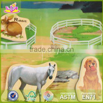 Wholesale 23 Pieces Wooden Christmas Puzzles Kids Magnetic Christmas Puzzles Children Wooden Christmas Puzzles W14J003 photo-5