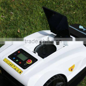 family mower robot Baltic style with power driven lithium 24V output