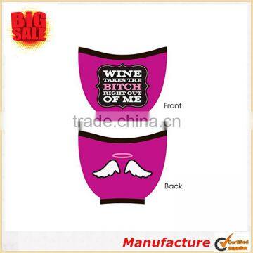 Insulated Wine Glass Sleeves Funny Assorted Styles Reusable Cup Sleeve photo-5