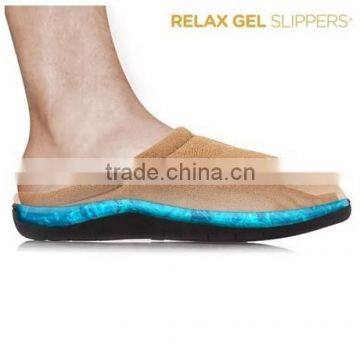 Relax gel slipper memory foam man slipper