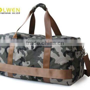 Custom colors canvas duffel travel bag