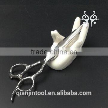 QJ-S12 Sword Blade Hair Scissors Professional Scisssors Set With Engraved Handle photo-3