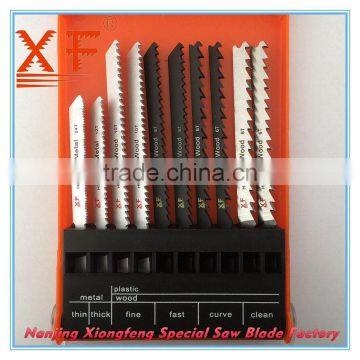 XF-J033 10pcs/set Jig Saw Blade Plastic Box Power Tool Accessories photo-2