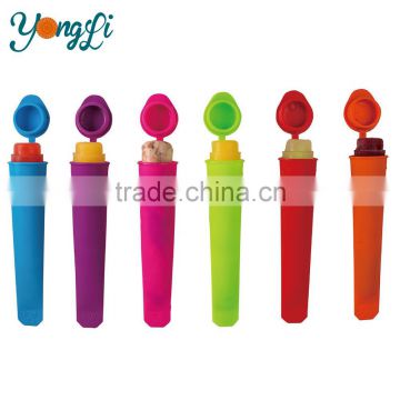 DIY Popsicle Mold For Children Kids Silicone Ice Cream Cone Mold