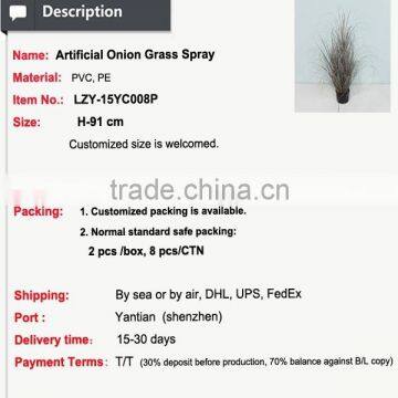 High Quality Decorative Artificial Wheat Grass Artificial Grass in Pot Garden Decorative Grass photo-2