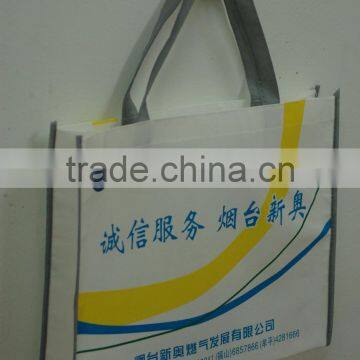 Laminated PP woven shopping bag