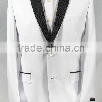 2015 New Tuxedo slim fit suit for man-white wedding tuxedo