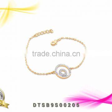 New Arrival of Gold Plated CZ studded Fashion Designer Girls Bracelets