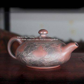 Qinzhou of China Nixing Pottery Pure Handmade Nixing Pot 200ML Small Teapot photo-3