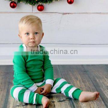 Christmas pajamas stripe pajamas organic cotton pajamas baby boy christmas clothes