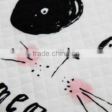 Customized Lovely Girls Sleepwear Sets 100%cotton Air Layer Fabric Printing Wholesale Cheap Good Quality Girls Pajamas photo-3