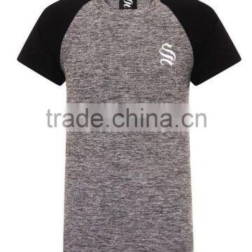 Tri Blend Fitness t Shirts for Men, Custom Gym T-shirt, High Quality Slub Slim Fit t Shirt photo-3