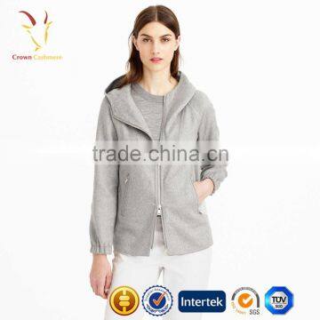 Womens Hooded Wool Coat,Short Women Coats photo-4